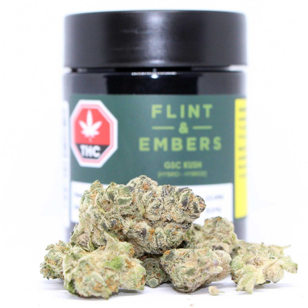 flint and embers gsc kush high thc