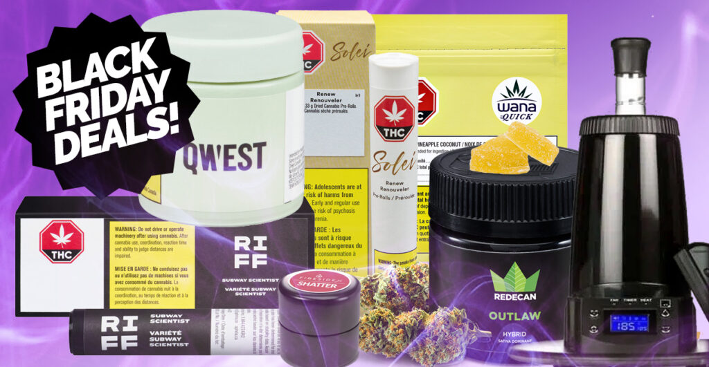 black friday special deals sale purple moose cannabis edibles flower qwest redecan flower edibles