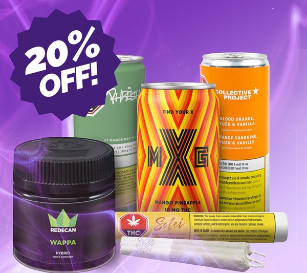 november weekly special 20% off beverages and more purple moose cannabis blog