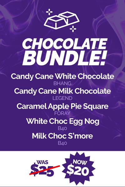 chocolate edible deal bundle at Purple Moose Cannabis Oshawa Dispensary
