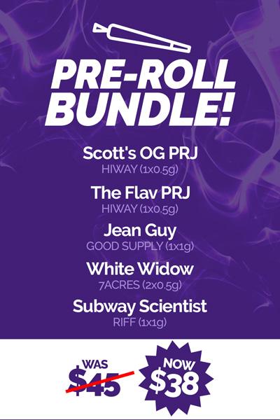 purple moose cannabis preroll bundle save special discount